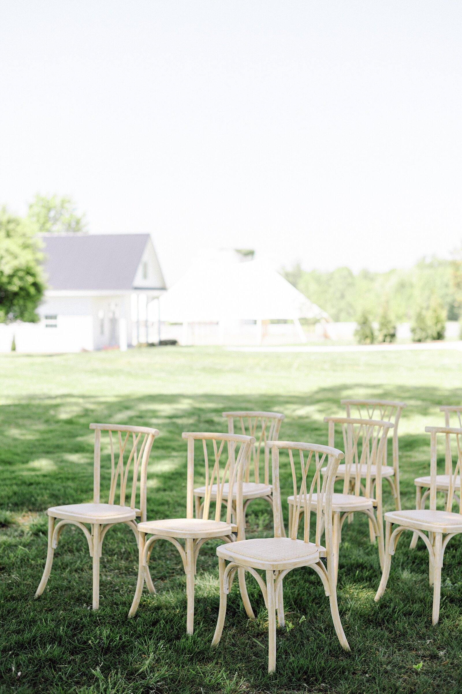 Outdoor ceremony at Northfield Estate