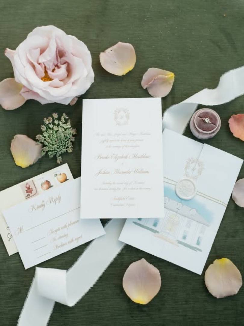 Instagram: Northfield wedding invitations by Carissa Marie Calligraphy