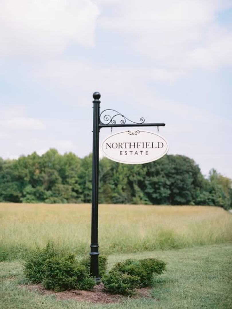 Instagram: the Northfield Estate sign at the end of the drive