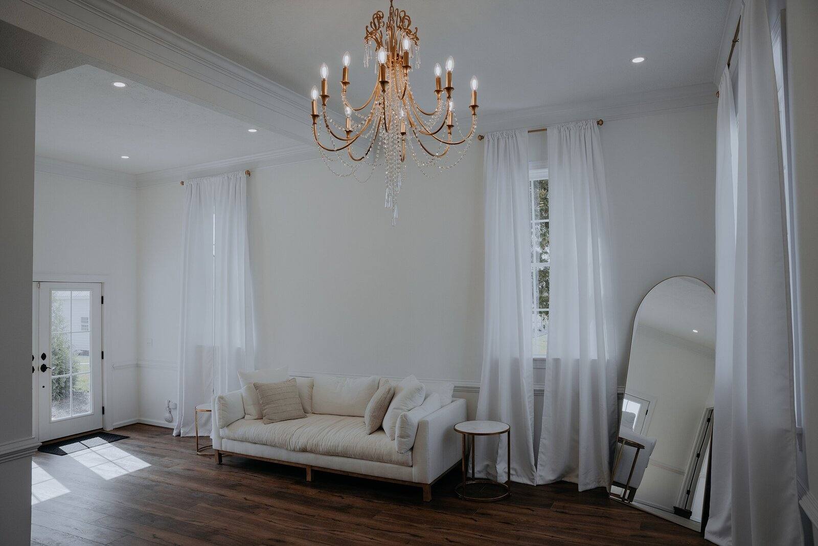 Bridal suite at Northfield Estate