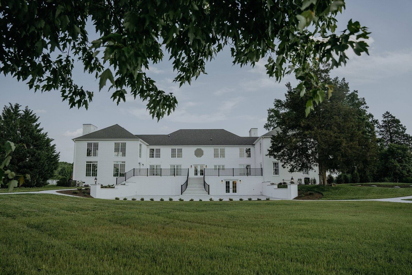 The manor across the fields